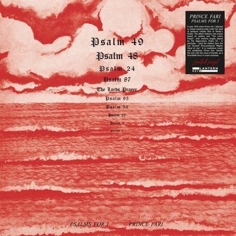 the album cover for Prince Far I - Psalms For I