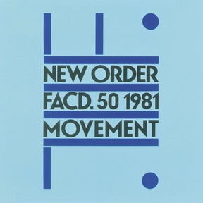 the album cover for New Order - Movement (Hol)