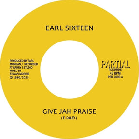 the album cover for Earl 16 - Give Jah Praise (Ep)