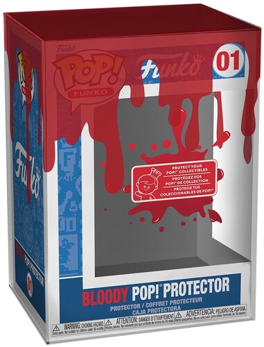 Printed Pop Protector - Printed Pop Protector Dripping Red Blood - Collectibles