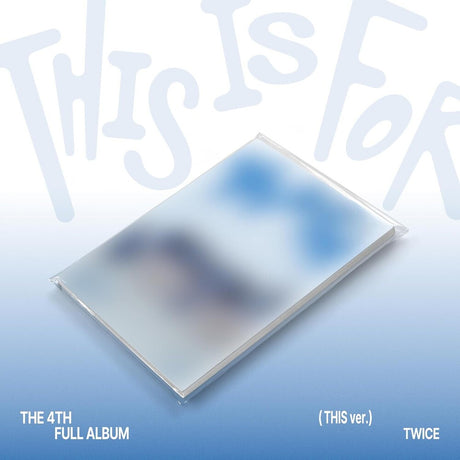 the album cover for TWICE - This Is For [This Ver.] (Post) (Phob) (Phot)