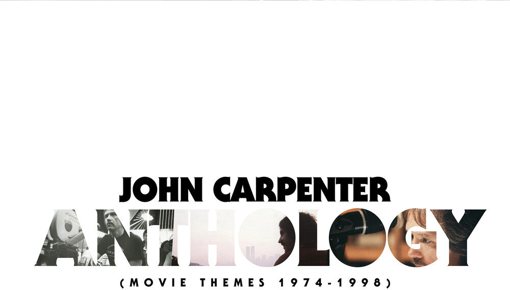 the album cover for John Carpenter  (Blue) (Colv) - Anthology: Movie Themes 1974-1998 (Blue) [Colored Vinyl]