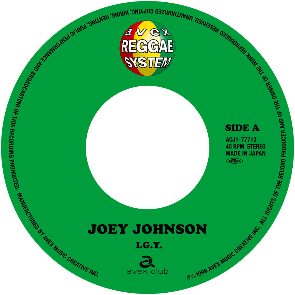 Joey Johnson - I.G.Y. / Right Here Waiting [7" Vinyl]
