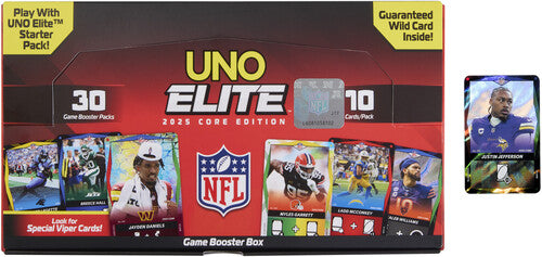 Uno Elite Nfl - Uno Elite Nfl 2025 Core Edition Booster Box - Collectibles