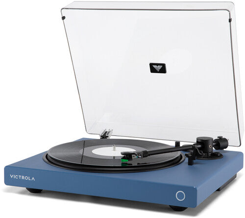 Victrola Wave Bluetooth Turntable Record Player Blue (VPT1520BLU) - Turntable