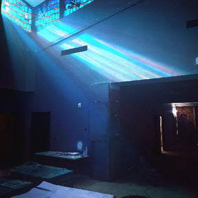 the album cover for John Maus - Later Than You Think [Indie Exclusive Ice Blue Colored Vinyl]