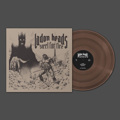 the album cover for Ladon Heads - Steel For Fire - Brown (Brwn) [Colored Vinyl] [Limited Edition]