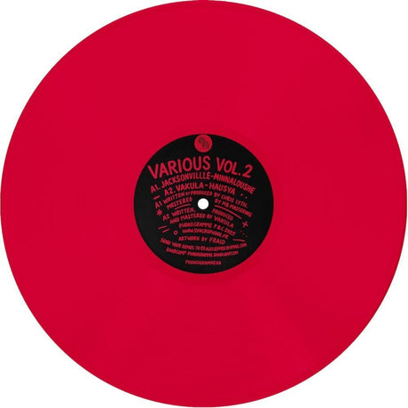 the album cover for Phonogramme Vol. 2 / Various (Colv) (Red) - Phonogramme Vol. 2 / Various [Colored Vinyl] (Red)