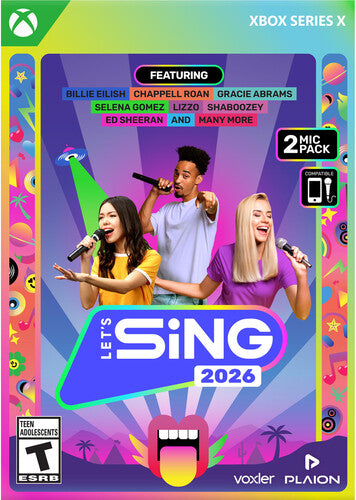 Xbox Series X Lets Sing 2026 + 2 Mics - Video Game