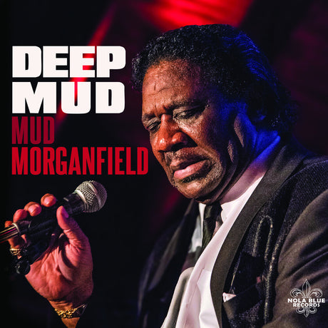 the album cover for Mud Morganfield - Deep Mud [Colored Vinyl] [Limited Edition] (Red)