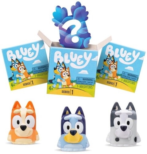 Mash'ems Bluey 1 Ea 2 Inch Character S1 52182 - Mash'ems Bluey 1 Ea 2 Inch Character S1 52182 - Collectibles