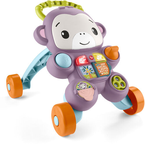 Fisher Price - Purple Monkey Walker - Collectibles