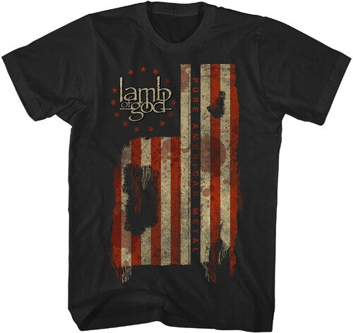 Lamb Of God Pure Am Metal Tshirt Med Ts4410lama2 - Lamb Of God Pure Am Metal Tshirt Med Ts4410lama2 - Apparel