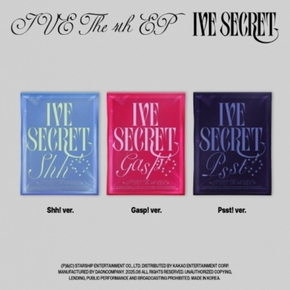 Ive Secret - Random Cover (Phob) (Phot) (Asia) [CD]