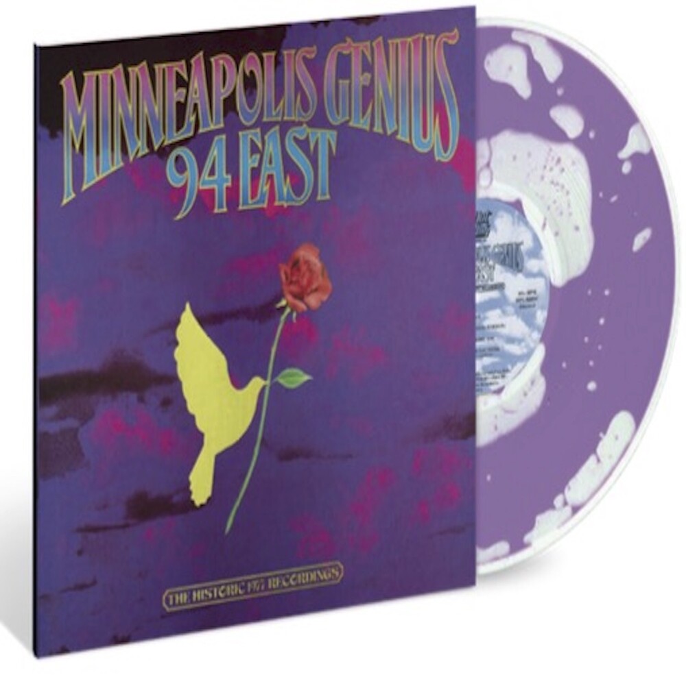 the album cover for 94 East / Prince - Minneapolis Genius - Liquid Vinyl Numbered [Colored Vinyl]
