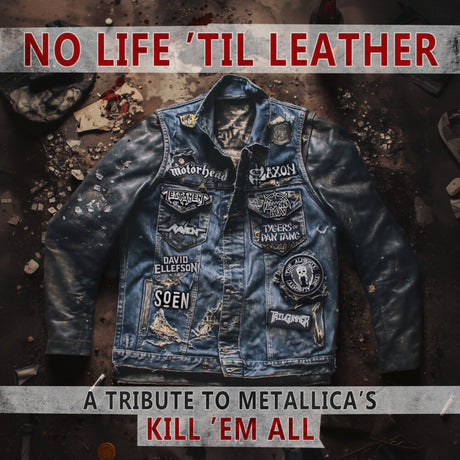 the album cover for No Life 'til Leather - Tribute To Metallica's / Va - No Life 'til Leather - Tribute To Metallica's / Va