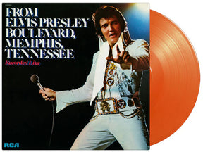 the album cover for Elvis Presley - From Elvis Presley Boulevard Memphis [Colored Vinyl] [Limited Edition]