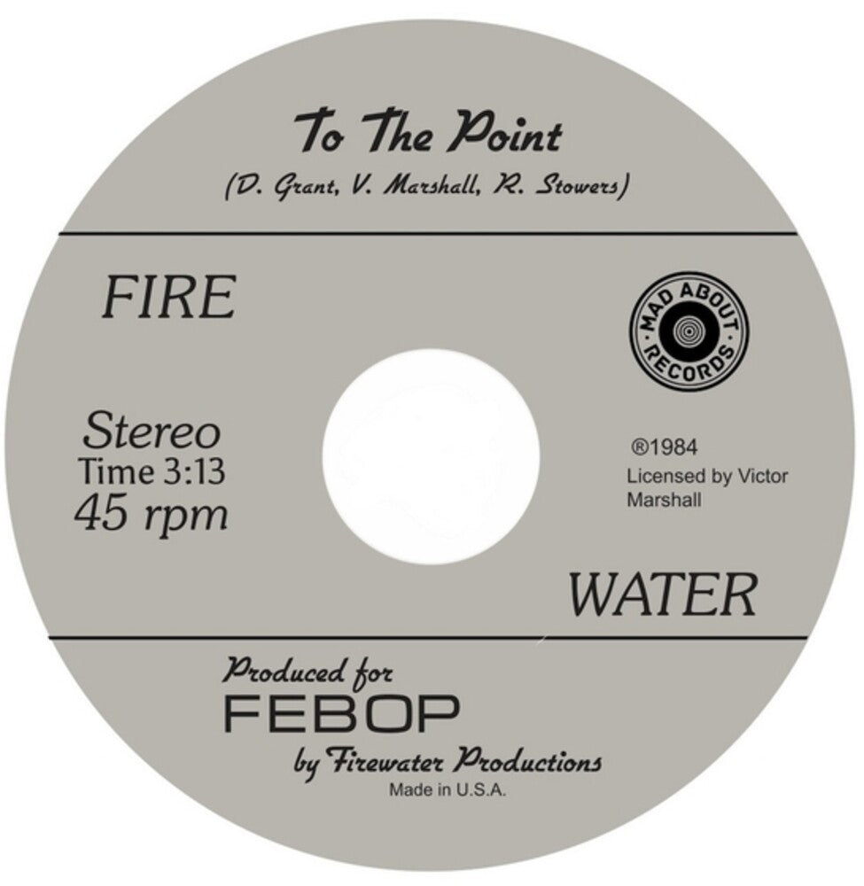 the album cover for Fire Water - Twilight / To The Point (Ep)