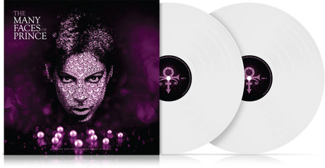 the album cover for Many Faces Of Prince / Various - White Vinyl (Wht) - Many Faces Of Prince / Various - White Vinyl (Wht)
