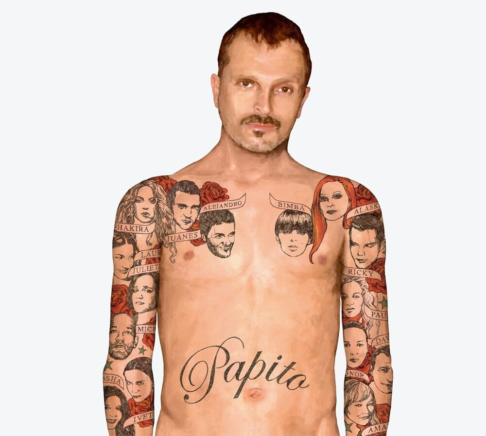 the album cover for Miguel Bose - Papito (Spa)