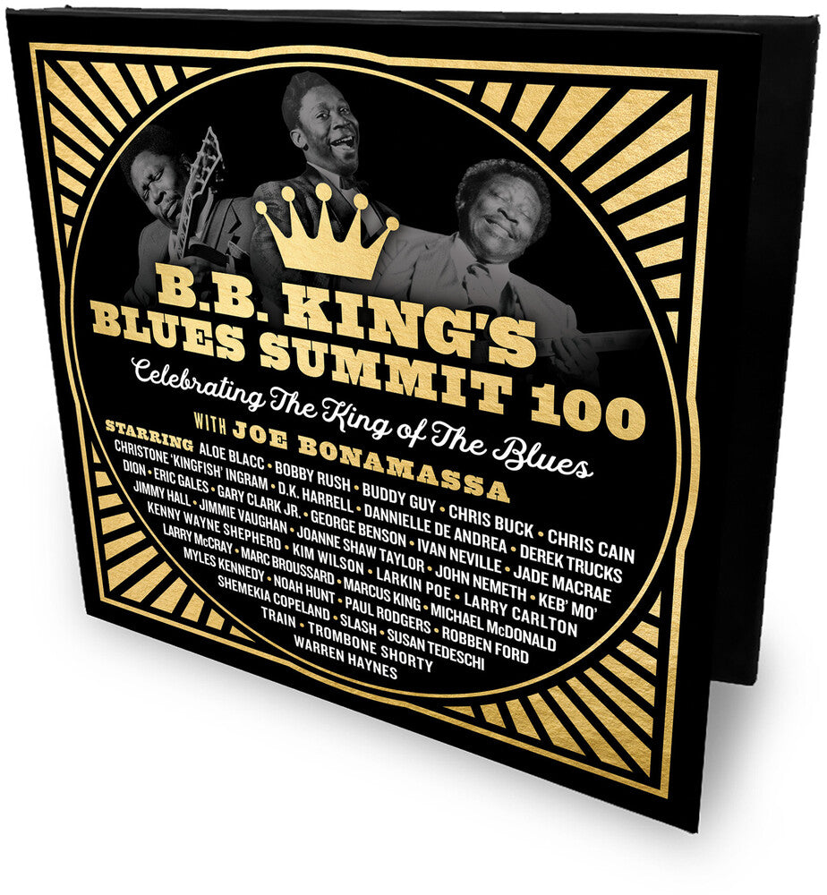 Pre-Order: B.B. King's Blues Summit 100 [2xCD - Hard Cover book with 2 disc trays, 40 page booklet, foil on cover]