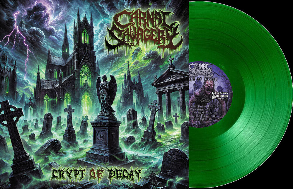 Pre-Order: Crypt Of Decay - Cemetery Green [Clear Vinyl] (Grn) [Limited Edition]