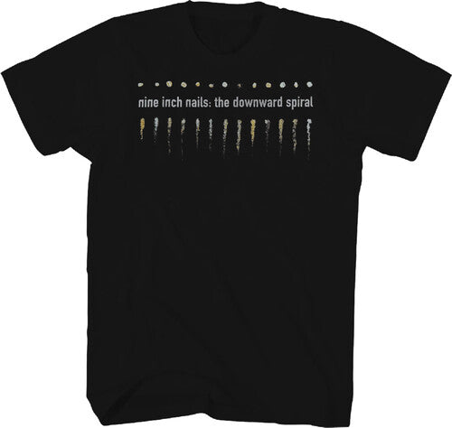 Nine Inch Nails Downward Spiral Tshirt Med Black - Nine Inch Nails Downward Spiral Tshirt Med Black - Apparel