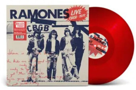 the album cover for Ramones - Live at CBGB, 1977 [RSD Black Friday 2025]