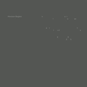 the album cover for Horizon Begins 1 / Various - Horizon Begins 1 / Various