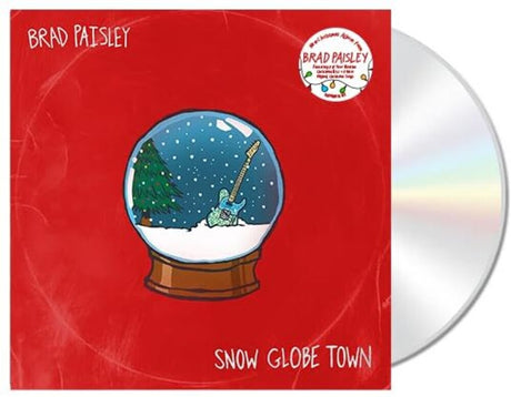 the album cover for Paisley, Brad - Snow Globe Town