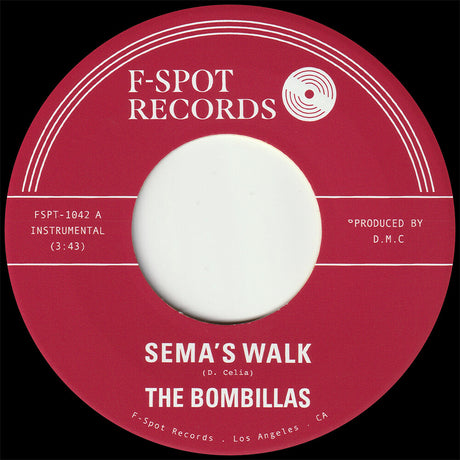 the album cover for The Bombillas - Sema's Walk b/w Mawasa