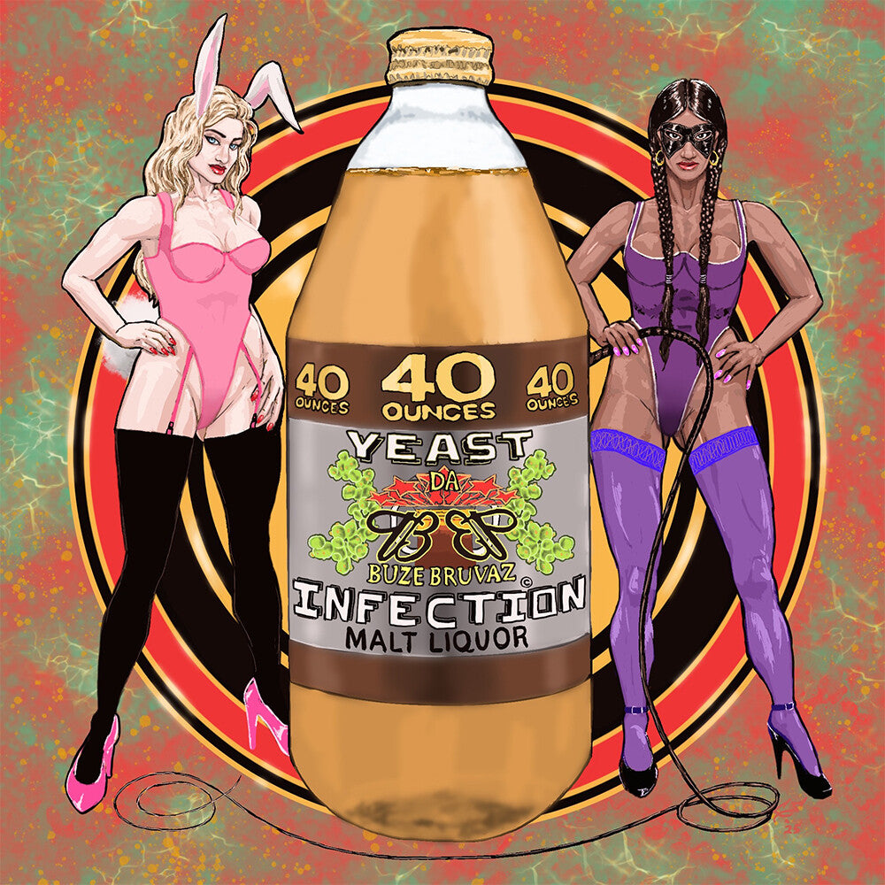 the album cover for Da Buze Bruvaz x Giallo Point - YEAST INFECTION