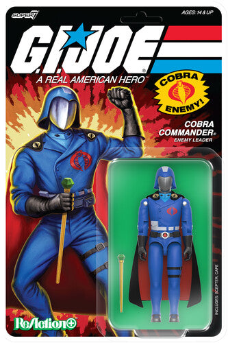 G.i. Joe Reaction Wv6 - Cobra Commander Blk Cape - G.i. Joe Reaction Wv6 - Cobra Commander Blk Cape - Collectibles