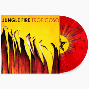 the album cover for Jungle Fire - Tropicoso [Red Splatter vinyl]