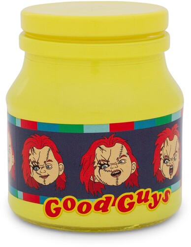 Child's Play Chucky Glass Storage Jar With Lid - Child's Play Chucky Glass Storage Jar With Lid - Collectibles
