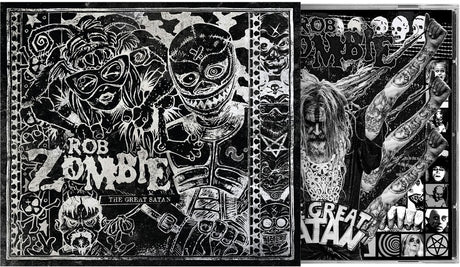 the album cover for Rob Zombie - The Great Satan [Indie Exclusive CD w/ O-Card ]