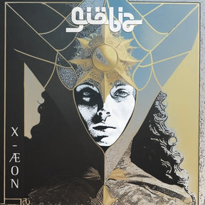 the album cover for Giobia - X-Aeon (Blue) [Colored Vinyl] [Limited Edition]
