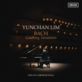 the album cover for Yunchan Lim - J.S. Bach: Goldberg Variations Live At Carnegie