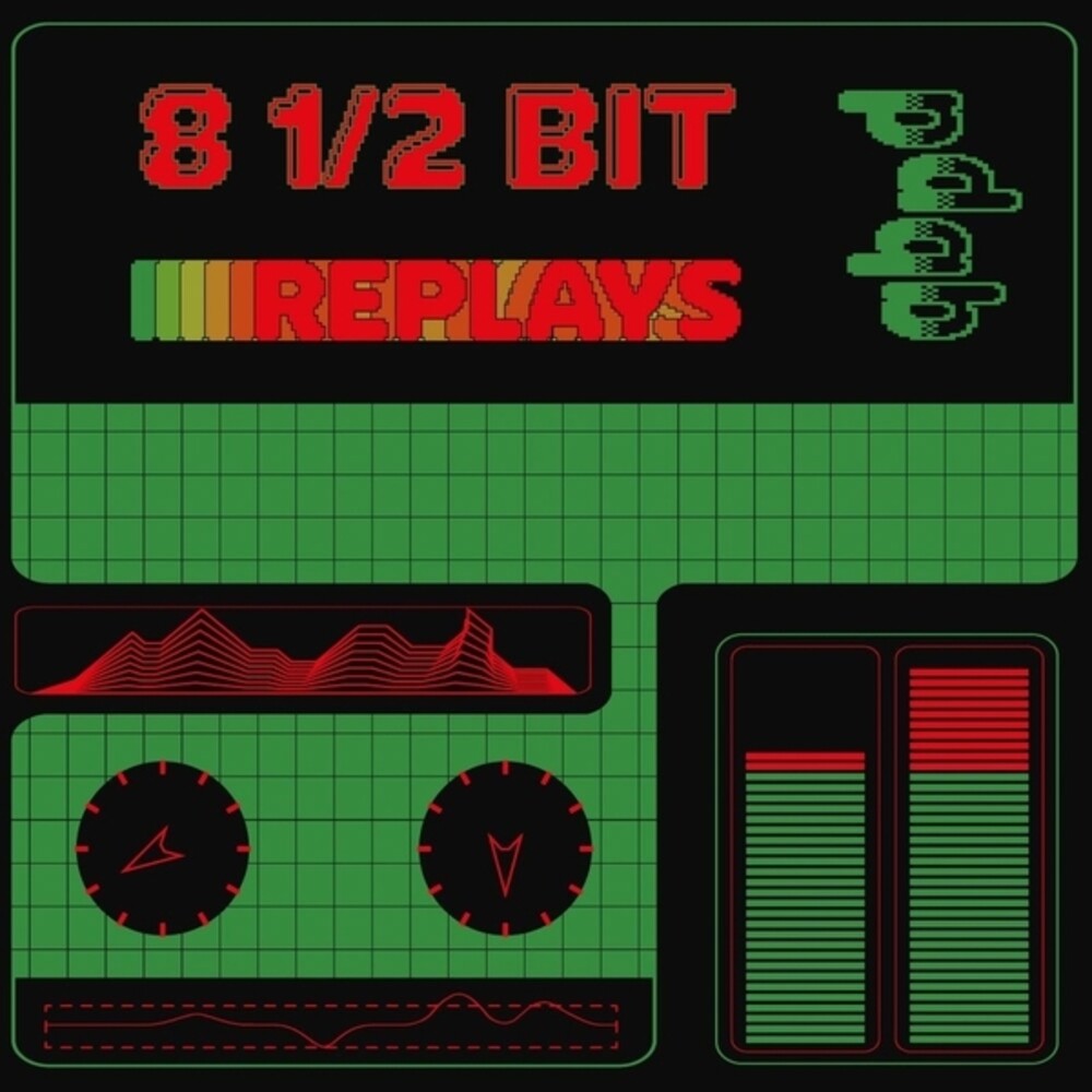 the album cover for Pdqb - 8 1/2 Bit Replays