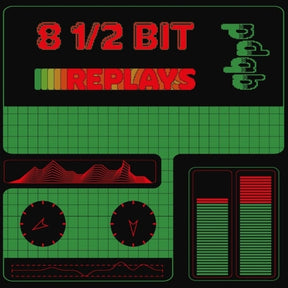 the album cover for Pdqb - 8 1/2 Bit Replays