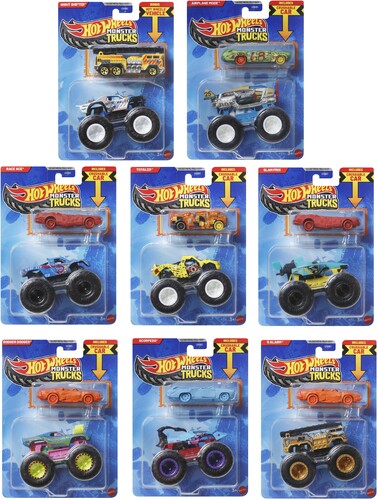 Hot Wheels Monster Trucks - Hot Wheels Monster Trucks Die Cast & Truck S Asrt - Collectibles