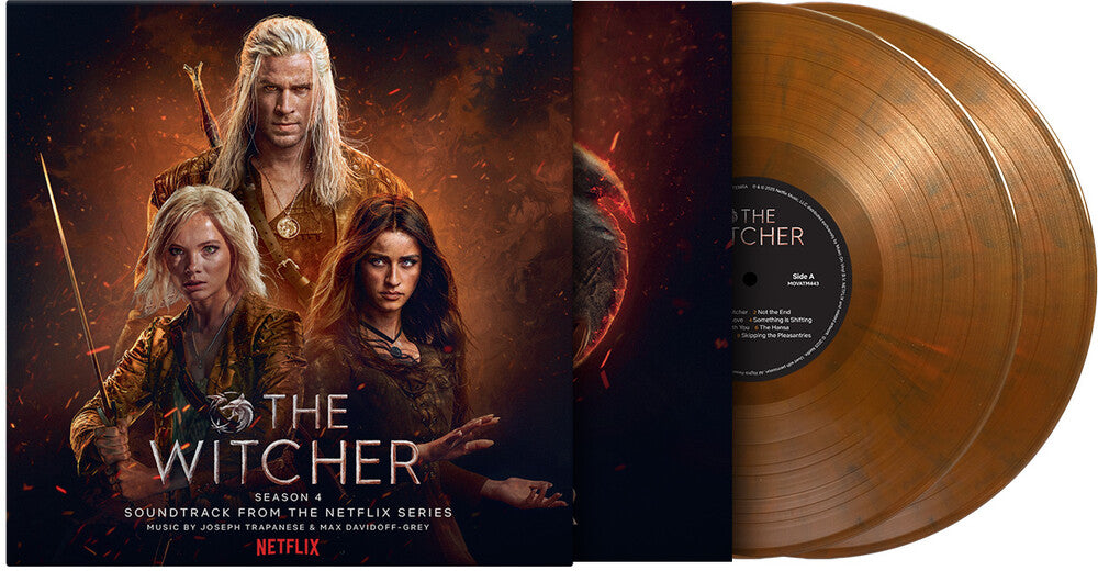 the album cover for Joseph Trapanese  (Blk) (Colv) (Ltd) (Ogv) (Org) - Witcher: Season 4 - O.S.T. (Blk) [Colored Vinyl] [Limited Edition]