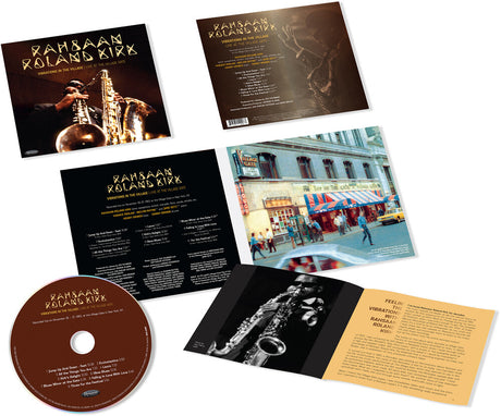the album cover for Rahsaan Kirk  Roland - Vibrations In The Village: Live At The Village