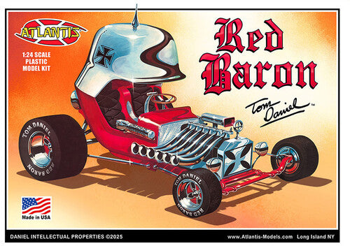 Tom Daniel Red Baron Show Car W/trading Card - Tom Daniel Red Baron Show Car W/trading Card - Collectibles