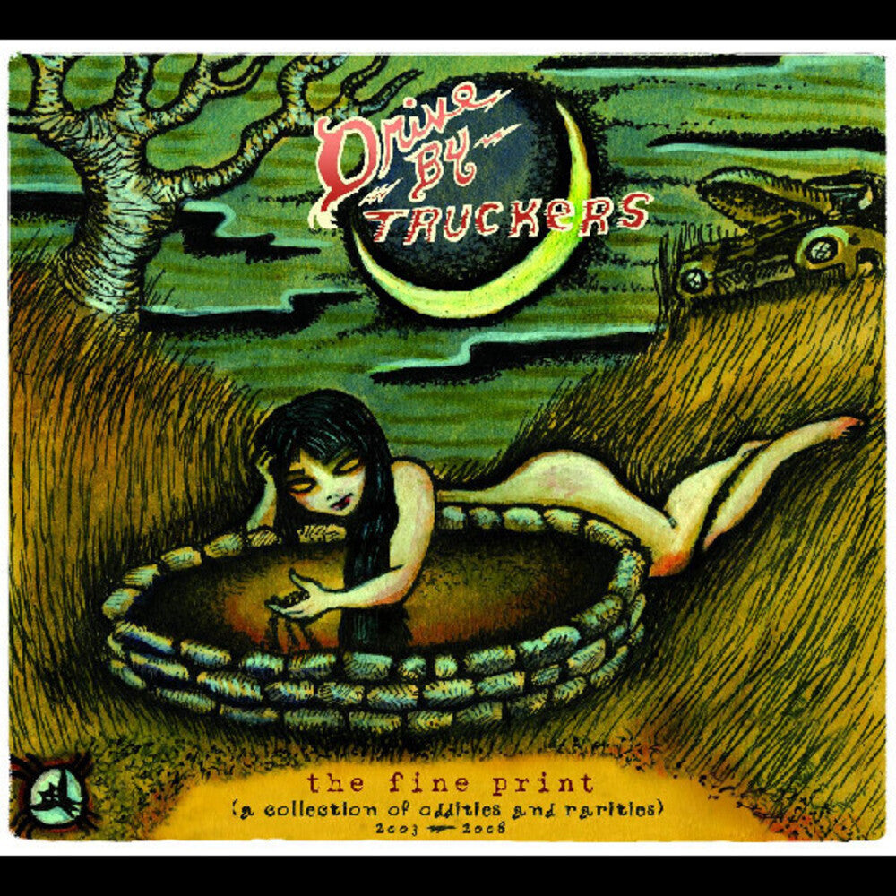 the album cover for Drive-By Truckers - Fine Print (Blue) [Colored Vinyl] (Gate)