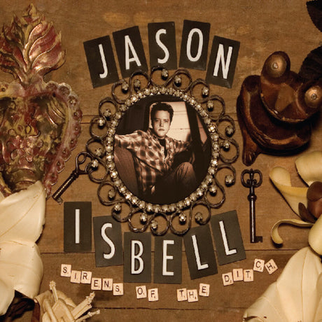 the album cover for Jason Isbell - Sirens Of The Ditch (Blue) [Colored Vinyl] (Gate)