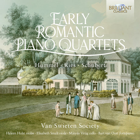 the album cover for Van Swieten Society - Early Romantic Pno Quartets By Hummel Ries &