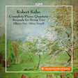 the album cover for Oliver Triendl - Pno Quartets & String Trio
