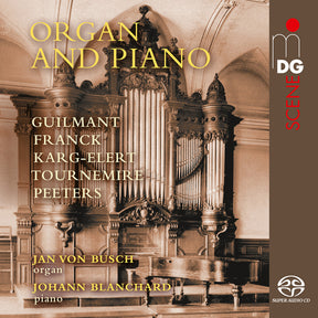 the album cover for Jan Busch  Von - Organ & Pno