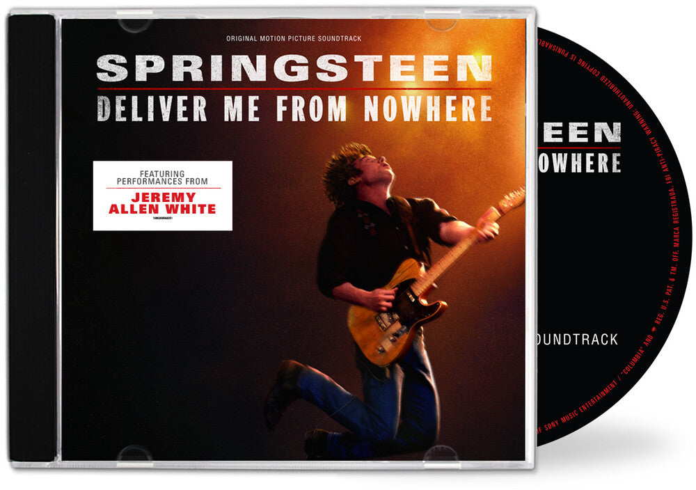 the album cover for Jeremy White  Allen (Wb) - Springsteen: Deliver Me From Nowhere - O.S.T. [With Booklet]